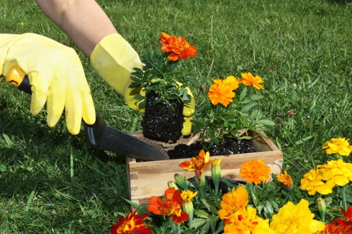 First aider and emergency kit on a garden maintenance vehicle